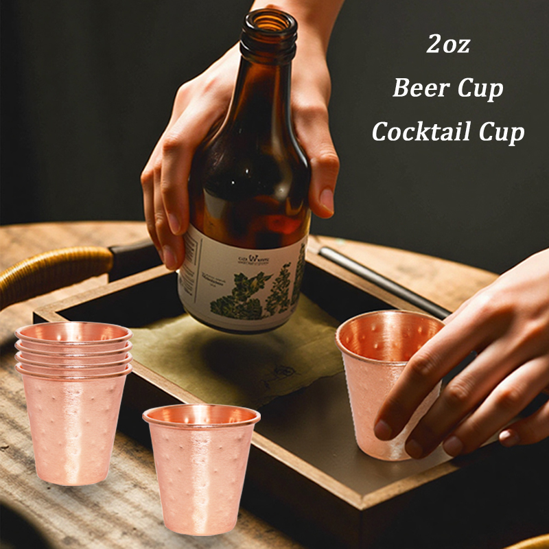 Set of 4/6 Copper Plating Beer - Copper Cocktail Mug ulasan dan harga