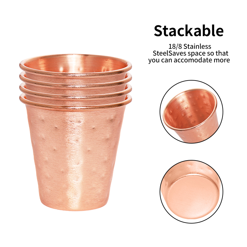Set of 4/6 Copper Plating Beer - Copper Cocktail Mug ulasan dan harga