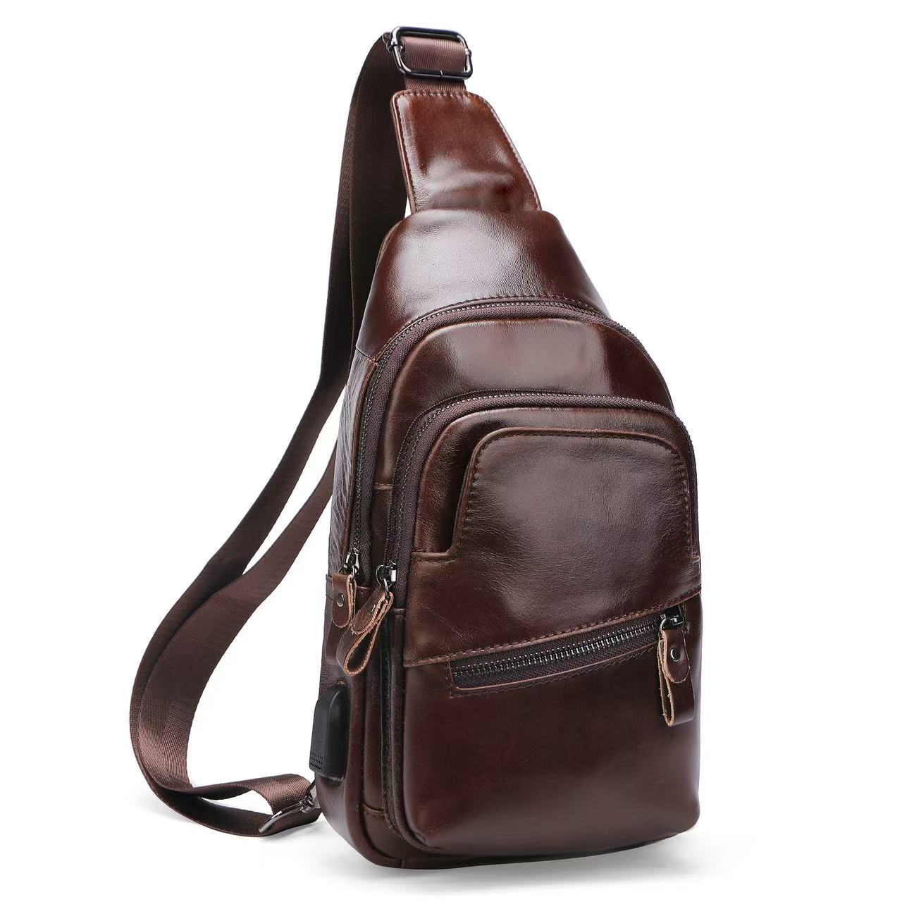 Men's Top-Grain Cowhide Chest  - Luxury Lifestyle Pack ulasan dan harga